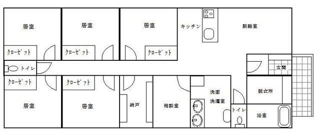 コスモス荘 間取り図