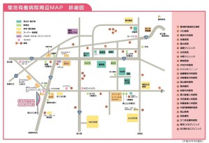 菊池有働病院周辺MAP